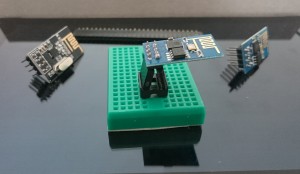 esp8266 & nrf24L01 on breadboard